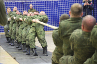 Чемпионат Южного военного округа по перетягиванию каната в форме