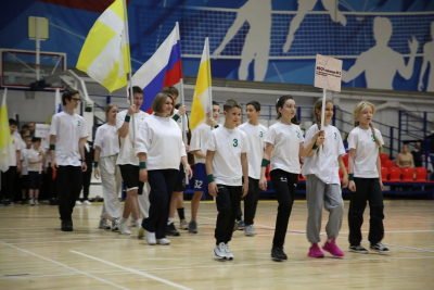 Церемония закрытия спартакиады школьников