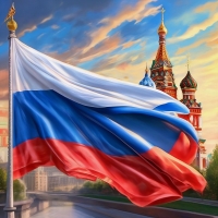Сегодня день государственного флага России