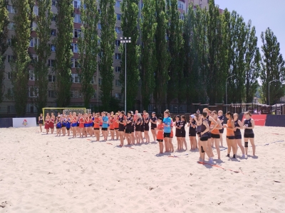 Первенство Ставропольского края по пляжному гандболу среди девочек до 15 лет